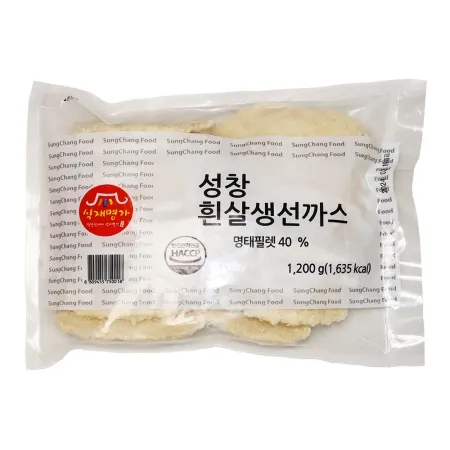 식재명 흰살 생선까스