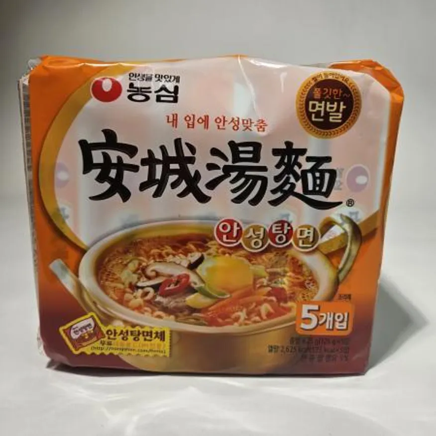 농심 안성탕면 멀티팩(5개입) 이미지