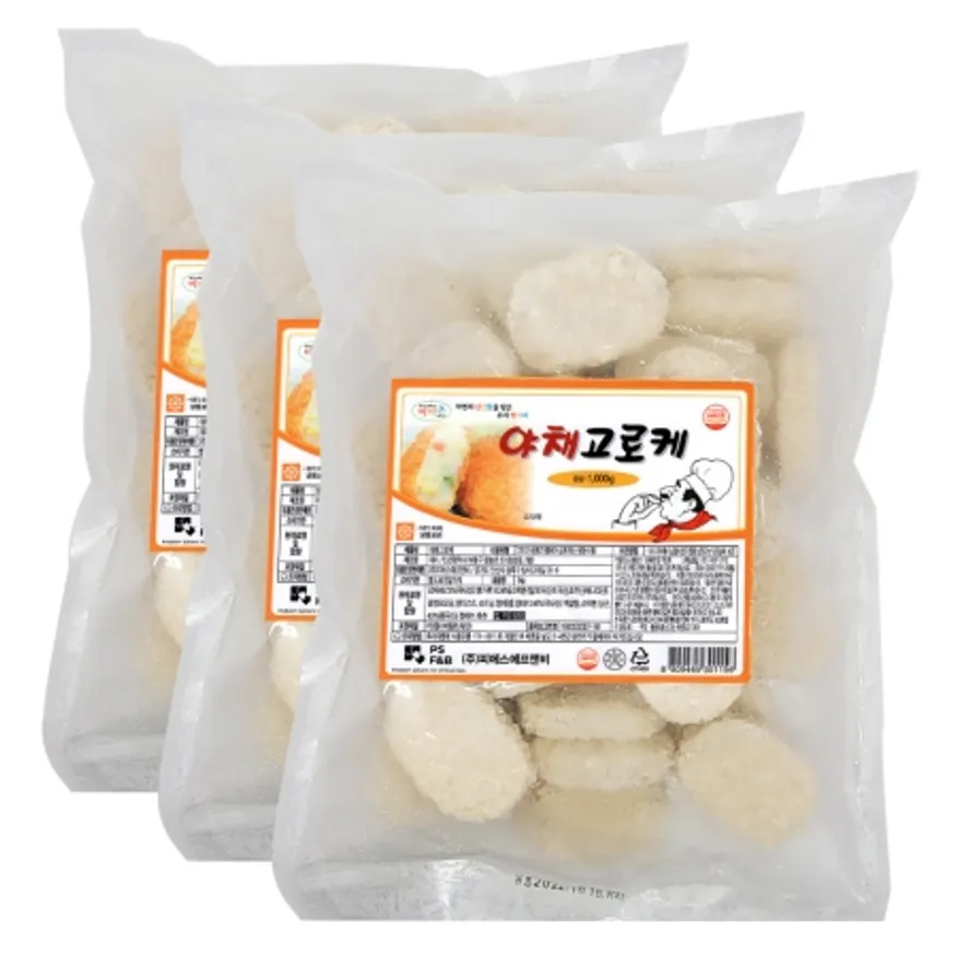 미미존 야채 고로케 1kg x 3봉 이미지