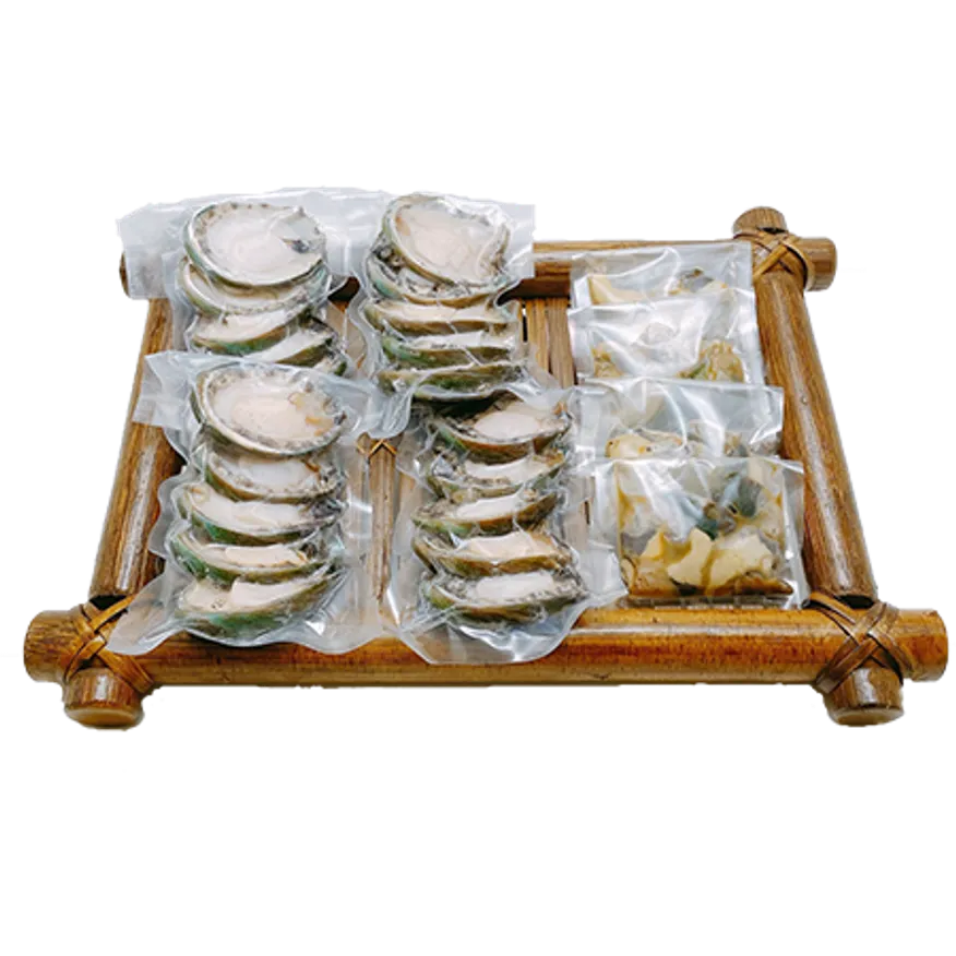 격자무늬 활급냉 손질전복 이미지