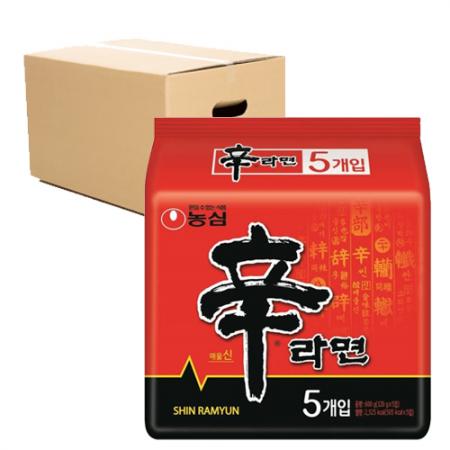 농심 신라면 멀티팩 박스 (5개입 x 8팩) 이미지