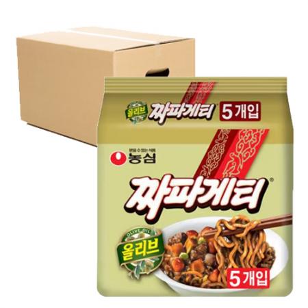 농심 짜파게티 멀티팩 박스 (5개입 x 8팩) 이미지