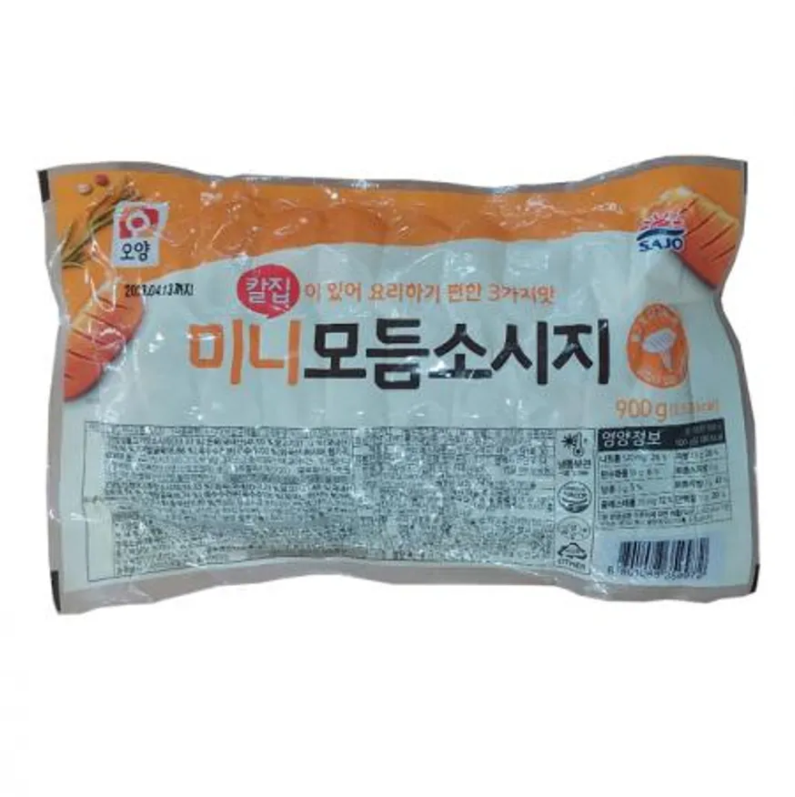 사조오양 칼집 미니 모듬 소시지 900g 이미지