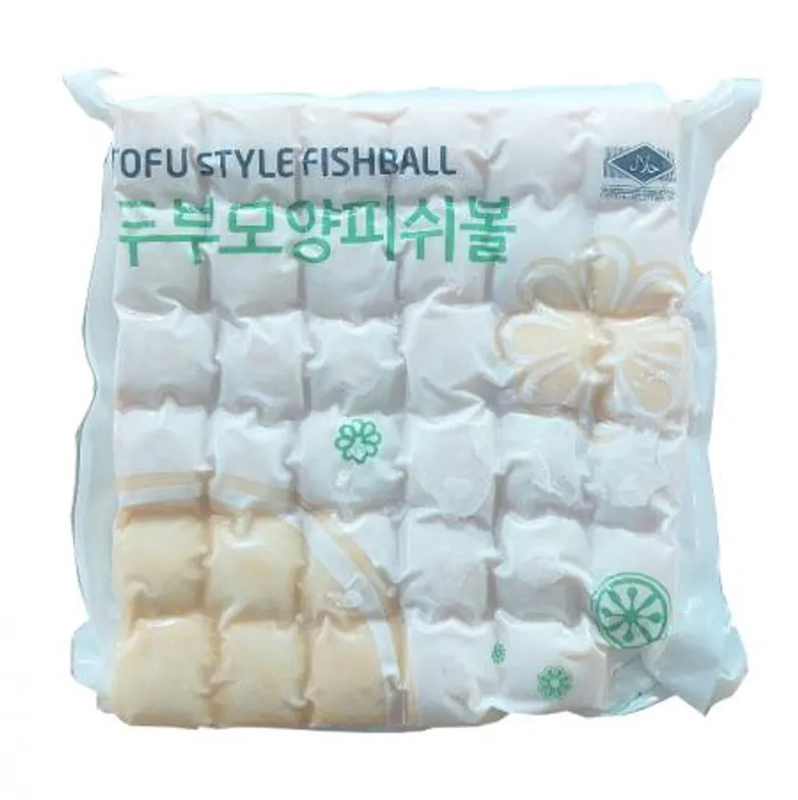 랜시 냉동 두부모양 피쉬볼 500g 어묵 훠궈 샤브샤브 전골 마라상궈 이미지