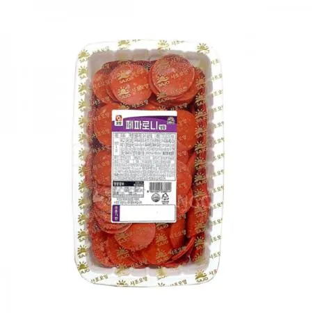 (사조오양) 페파로니 1kg 냉동 햄 피자토핑