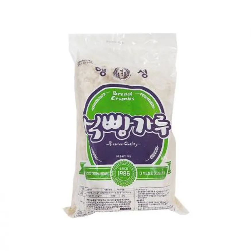 행성식품 (냉동) 식빵가루 2kg 습식 굵은(일식)빵가루 초록표지 이미지