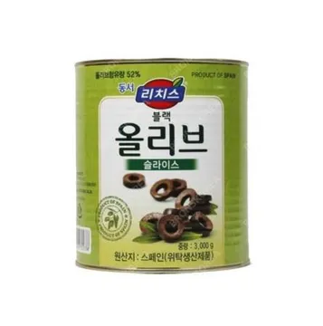 리치스 블랙 올리브 슬라이스 3kg