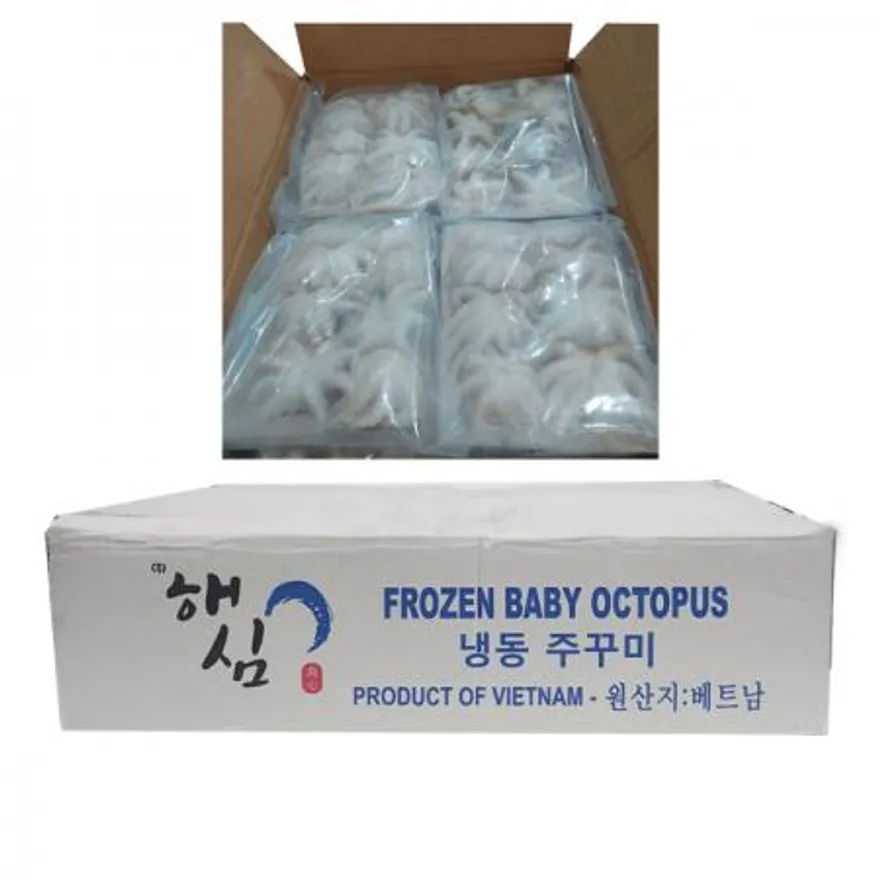 냉동 주꾸미 8미(180g*12팩) 2.16kg 볶음용 손질 쭈꾸미 이미지