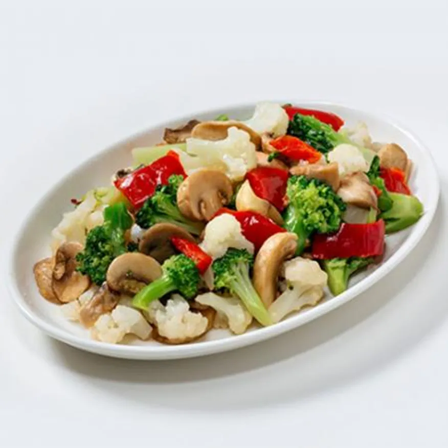 랜시 냉동 양송이&야채 1kg 양송이버섯,브로콜리,콜리플라워,홍피망 이미지