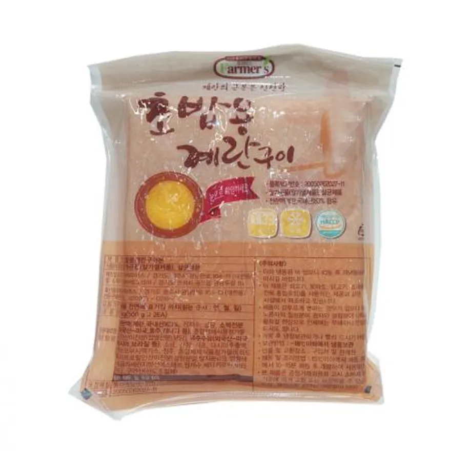 초밥용 파머스 냉동 계란말이 1kg 계란구이홀 계란지단 초계란 초밥재료 이미지