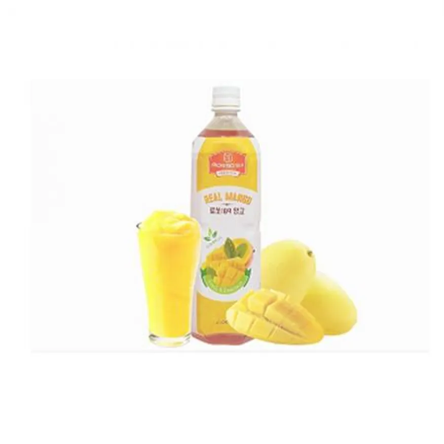 로쏘189 음료베이스 1L 자몽 청포도 망고 파인애플 레몬 복숭아홍차 이미지