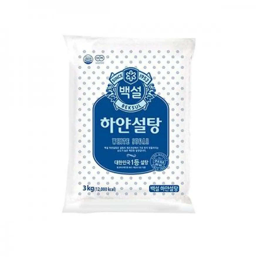 백설 백설탕 3kg 이미지