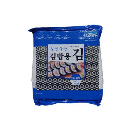 더조은 구운 김밥김 (파랑) 100매입 