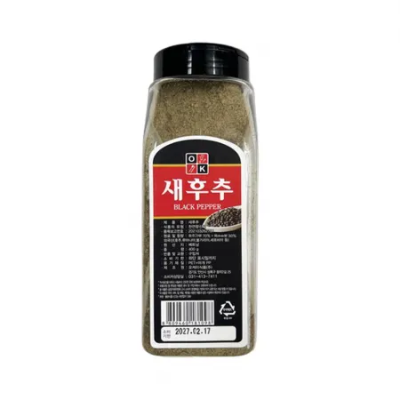 오케이식품 새후추 400g 흑후추 후추분 블랙페퍼