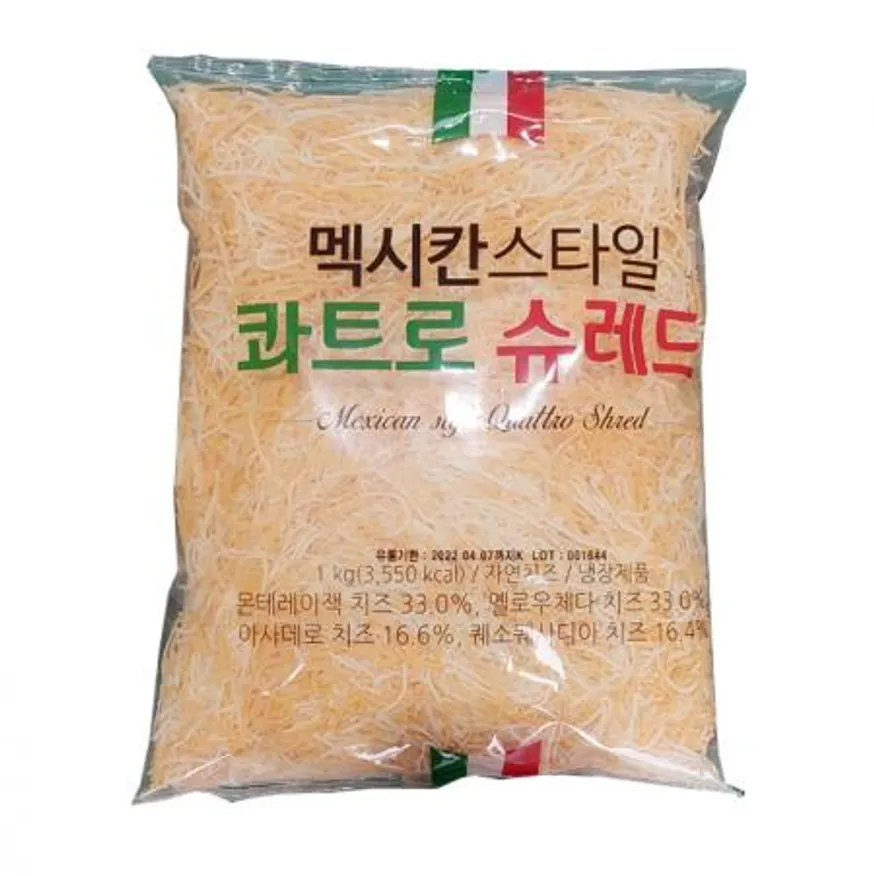 동원에프앤비 멕시칸스타일 콰트로슈레드치즈 1kg 피자치즈 이미지
