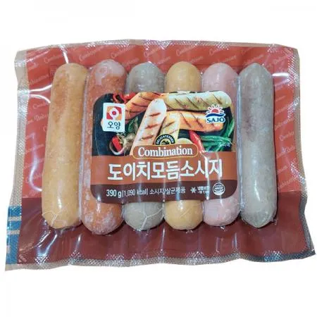 사조오양 도이치 모듬소세지 390g x 20개 구이용 소시지