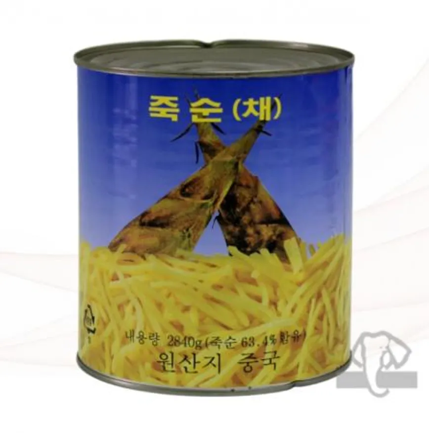 죽순 채 2.84kg 슬라이스 통조림 이미지
