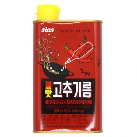 시아스 불맛고추기름 500ml 화유 이미지