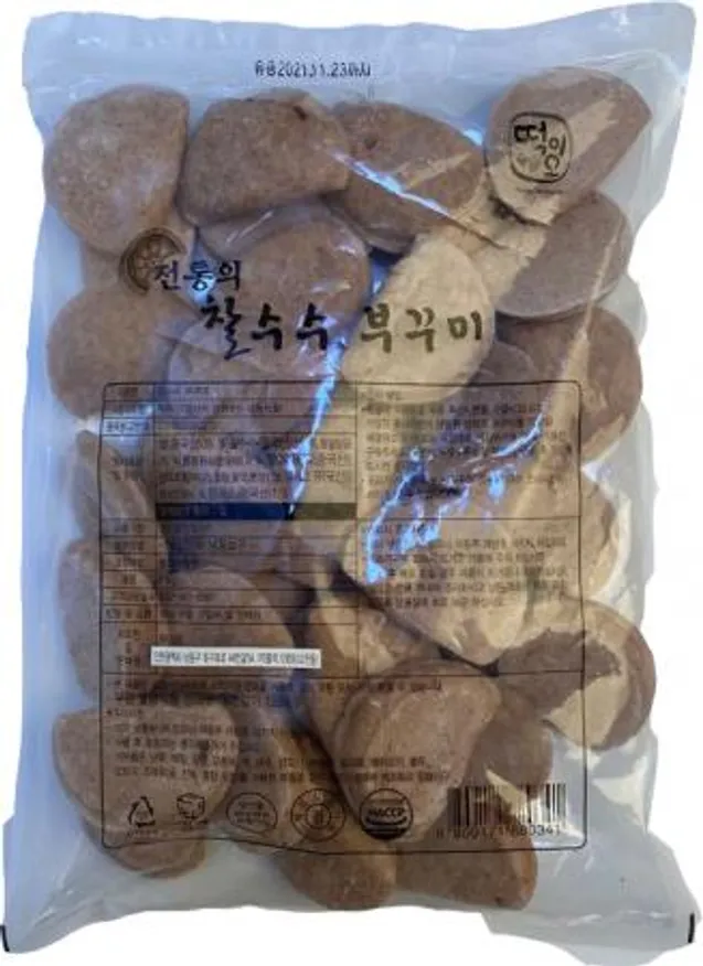 떡이오 수수부꾸미 1kg 냉동 이미지