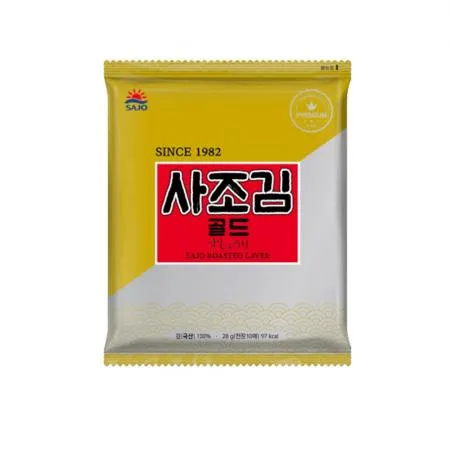 사조 김밥용김 전장 마끼김 100매 (28g-10봉) 일식김 사조김