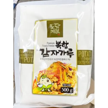 초야 감자전분복합 500g 1개 식자재 업소용 대용량 맥선 감자전분 오토 뚜레반 성진 한식품 오뚜기 이미지