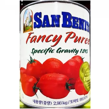 토마토캔(퓨레 베니토 2.98K) 1개 식자재 업소용 대용량 산베니토 베니토 토마토퓨레 토마토캔