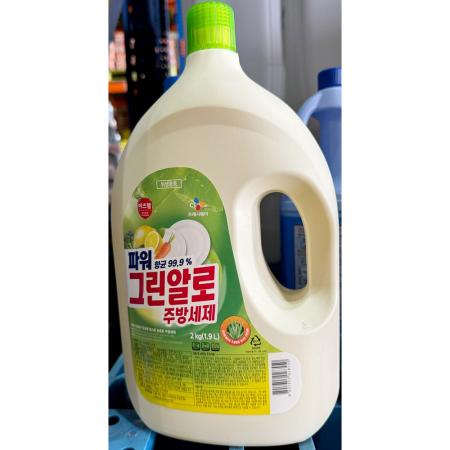 주방세제(이츠웰 그린알로 2K) 업소용주방세제 식당세제 대용량주방세제 설거지세제 세척액 이츠웰그린알로 친환경세제 카페주방세제 주방용품