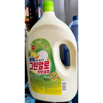 주방세제(이츠웰 그린알로 2K) 업소용주방세제 식당세제 대용량주방세제 설거지세제 세척액 이츠웰그린알로 친환경세제 카페주방세제 주방용품