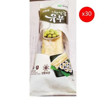 신미 김밥유부(21x6cm 115g) 30개 식자재 업소용 대용량 신미 대림 조미 김밥 코우인터내셔널 프레시원 인터내셔널 유부