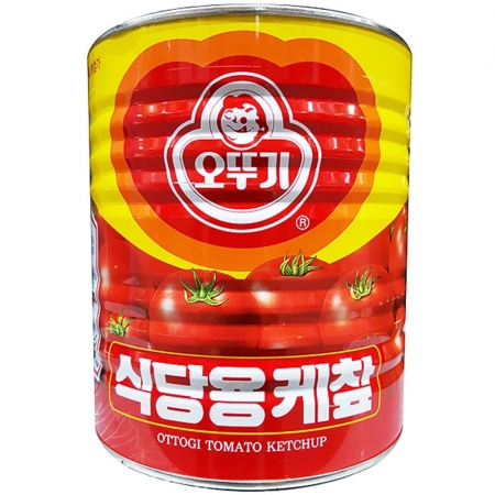 토마토케찹(오뚜기 3.3K)X6 케찹 업소용 대용량 케찹소스 식당용 패스트푸드 급식용 튀김소스