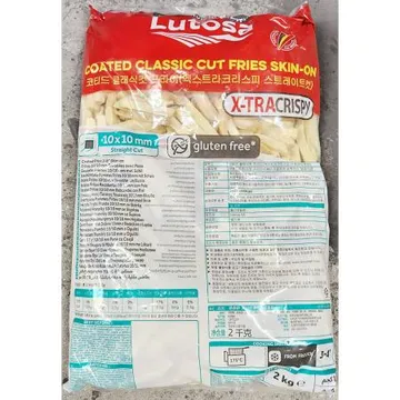 스킨온스트레이트컷(루토사 냉동 2K) 6개 식자재 업소용 대용량 맥케인 루토사 팜프리츠 멕케인 심플로트 에이치에이유통 분이네 대디스 달디단마켓
