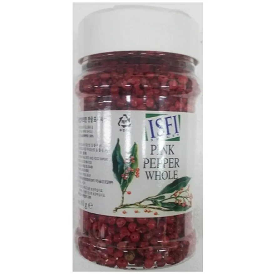 핑크페퍼(홀 MF 80g)X12 대용량 업소용 향신료 홀페퍼 통후추 고급식자재 후추 식자재 핑크후추 이미지