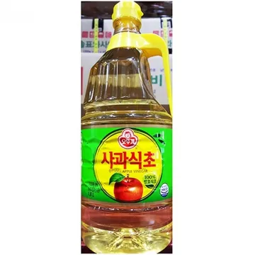 사과식초(오뚜기 1.8L) 6개 식자재 업소용 대용량 데니그리스 오뚜기 브래그 코스트코 좋은습관 애사비 모던구루 유기농 생생초