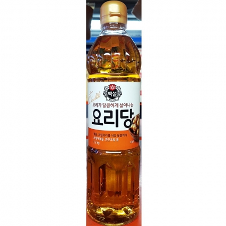 백설 요리당 1.2Kg 9개 식자재 업소용 대용량 제일제당 대상 오뚜기 백설 두레촌 홍도라지조청 삼양사 안동제비원 국산 이미지