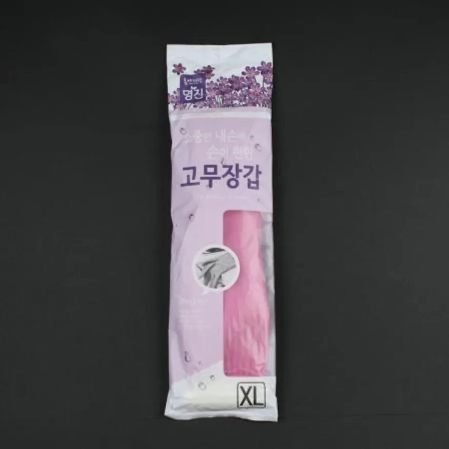 명진-고무장갑 특대 XL 분홍 이미지
