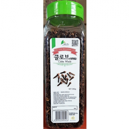 이슬나라 홀 정향 250g 6개 식자재 업소용 대용량 헬로우그린 허브마켓 정향 홀정향 향신료 헬로우 베트남 미웰 월계수잎 이미지