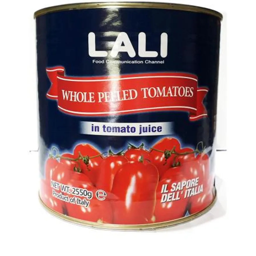 토마토홀(라리 2.65K) 업소용 대용량 식자재 라리토마토 홀토마토 토마토캔 통토마토 파스타재료 이탈리아요리재료 이미지