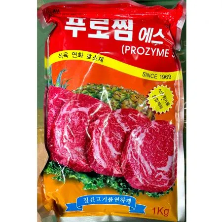 프로찜(바이오랜드 1K) 15개 식자재 업소용 대용량 연육제 푸로찜에스 식재료 업소용 식자재 바이오랜드 고기 푸로찜 업소용연육제