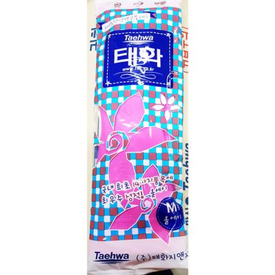 고무장갑(태화 ALL A M 핑크)X10개 이미지