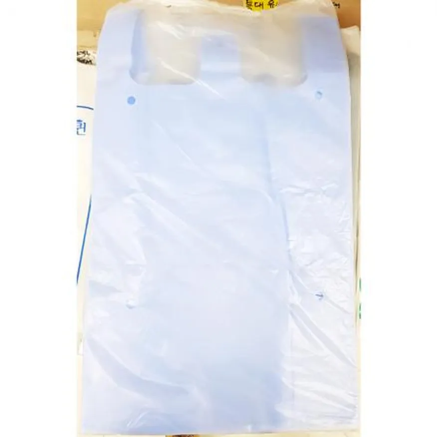 손봉투(왕대 청유백 44x52 100매) 식자재 업소용 대용량 손봉투 청유백 비닐봉투 제이큐 검정 이미지