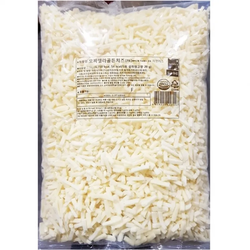 썬리취 모짜렐라골든치즈 2.5K 1개 식자재 업소용 대용량 썬리취 식자재 피자재료 썬리치 대디스 골든 디오 각종 입 이미지