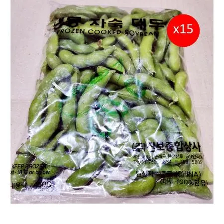 진보 자숙대두(450g) X15 식자재 업소용 대용량 콩류 두부제조 대두 삶은대두 콩 진보대두