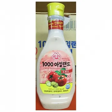 오뚜기 사우전드아일랜드드레싱 500g 12개 식자재 업소용 대용량 오뚜기 모노링크 이삭토스트 맘스맘 아워홈 복음자리 오늘의 이슬나라 소스