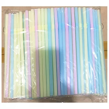 혼합빨대(21cm 350입) 20개 식자재 업소용 대용량 일회용 스타벅스 슬라이드 옥수수 버블티 메가 개별포장 세척솔이 일자