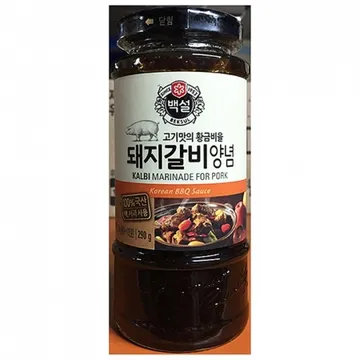 돼지갈비양념(백설 290g) 1개 식자재 업소용 대용량 돼지갈비양념 청정원 백설 돼지 식자재 업소 식당 대상 소모