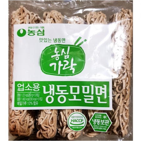 농심 가락 냉동모밀면(250gx5) 8개 식자재 업소용 대용량 천일 면사랑 평화 농심 강원 중화면사리 수타중화면 냉면육수 사누끼우동면 이미지