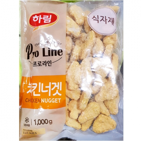 하림 치킨너겟(식자재) 1K 1개 식자재 업소용 대용량 하림 마니커 치킨너겟 육가 성원 가공 육가공 즉석식품 가 이미지