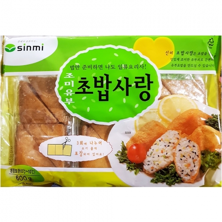신미 조미유부 600g 8개 식자재 업소용 대용량 조미유부 신미 코우인터내셔널 코우 인터내셔널 유부 힘찬 튼튼 도매 이미지