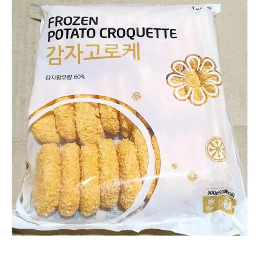 랜시푸드 감자고로케(30g x30개) 식당용 업소용 간식 분식 냉동식품 고로케 냉동고로케 대용량 식자재 이미지