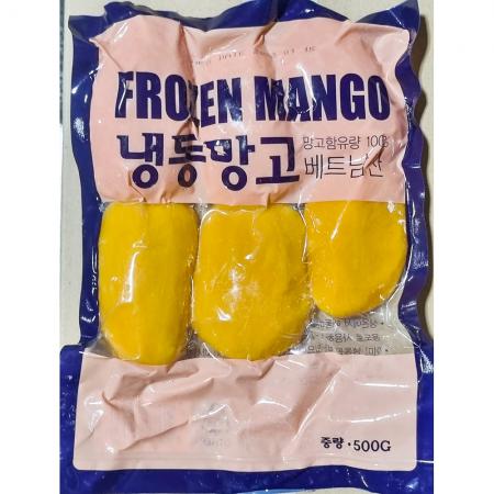 렌시푸드 망고 슬 500g 10개 식자재 업소용 대용량 망고 냉동 렌시푸드 냉동망고슬 냉동과일 감자튀김 이미지